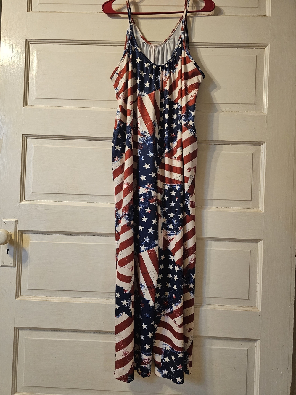 Patriotic Stars & Stripes Jumper - Red, White & Blue
